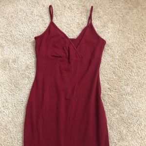 Burgundy Dress